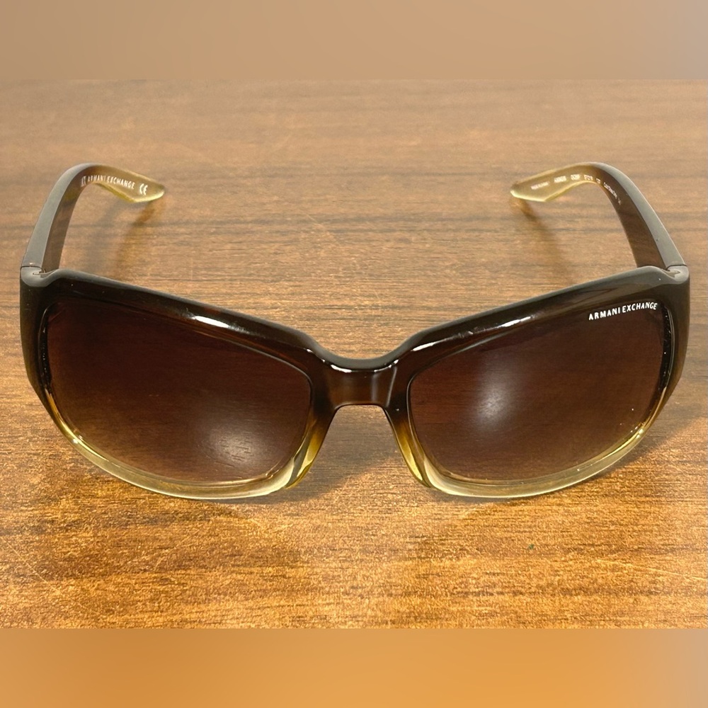 Armani Exchange AX062/S DC55F Brown Fade Frame Brown Gradient Lens Sunglasses